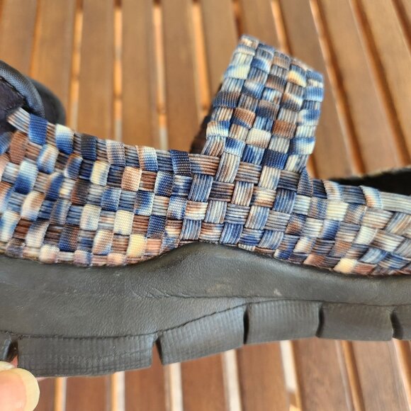 Bernie Mev European Slip-On Comfort Mary Jane Shoes Size EU 38 US 7-7.5 Grip - Picture 12 of 13